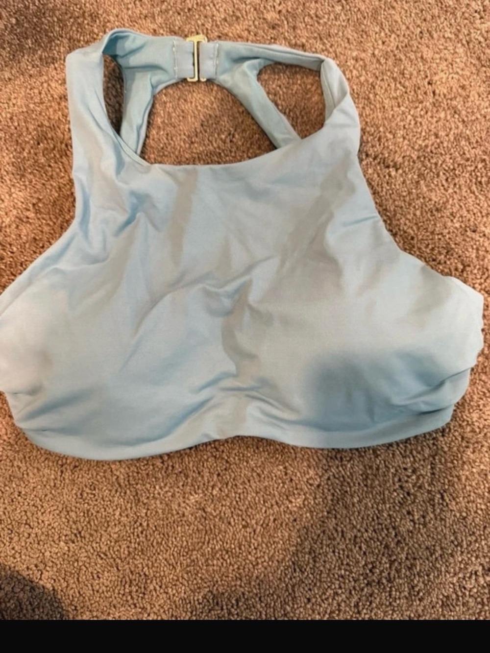 Light Blue Athleta Maldives Swim Top